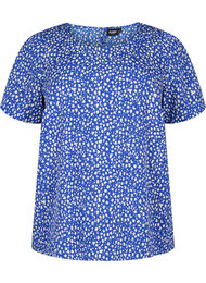 FLASH - Blouse met korte mouwen en print, Surf the web Dot