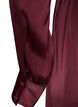 Satijnen overhemdjurk met een strikceintuur, Rood, Packshot image number 3
