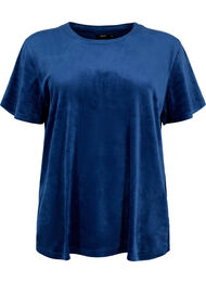Velours T-shirt, Insignia Blue