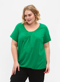 	 Katoenen t-shirt met korte mouwen, Jolly Green, Model