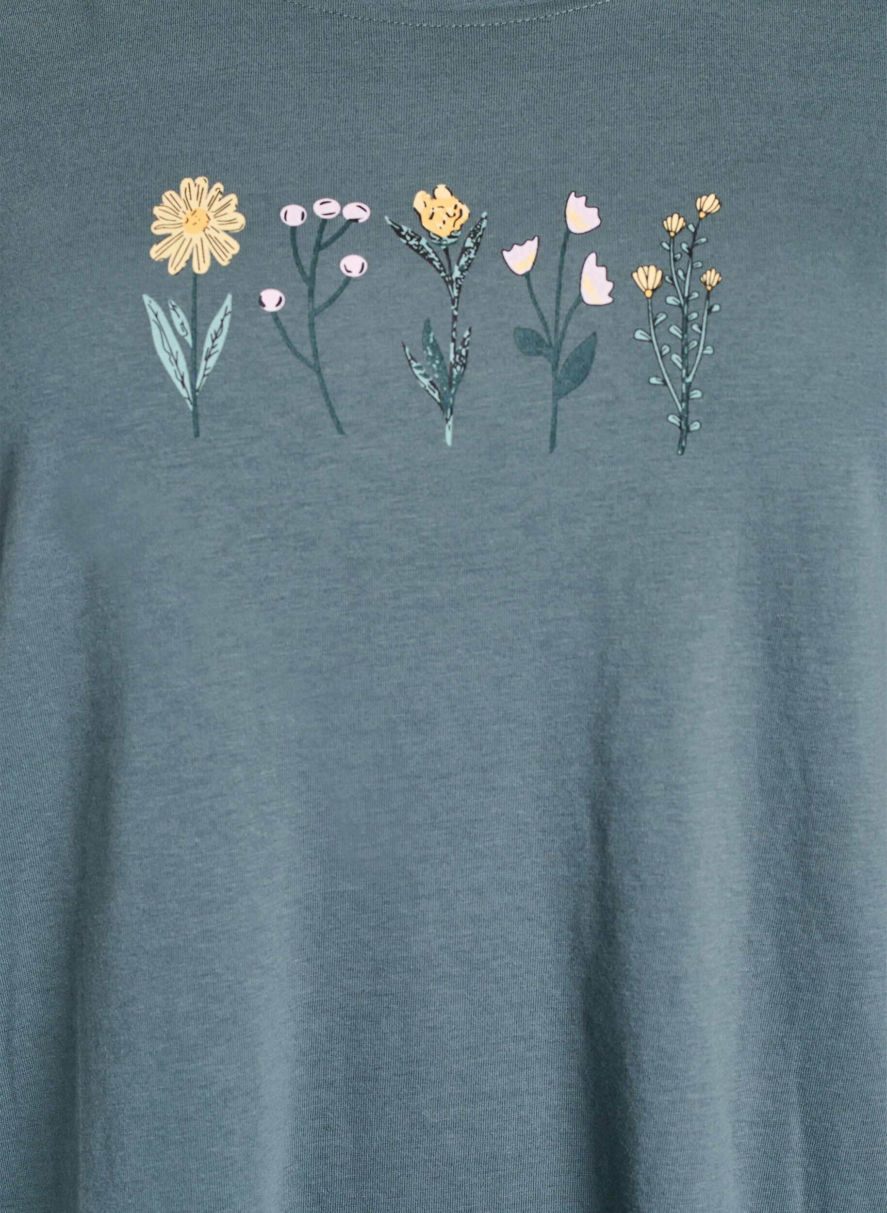 Zizzi FLASH - T-shirt met motief, Groen, Packshot image number 2