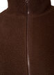 Teddyjas met broderie anglaise rand en hoge kraag, Bruin, Packshot image number 2