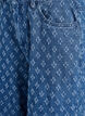 Myra jeans met wide fit en distressed patroon, Blauw, Packshot image number 2