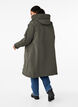 Parka jas met kap en verstelbare taille, Black Olive, Model image number 2
