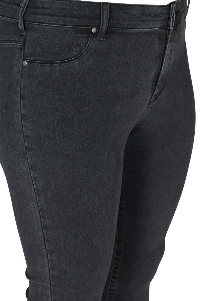 Jeggings in katoenmix, Grey Denim, Packshot image number 2