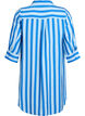 Korte jurk met kraag en borstzak, Blauw, Packshot image number 1