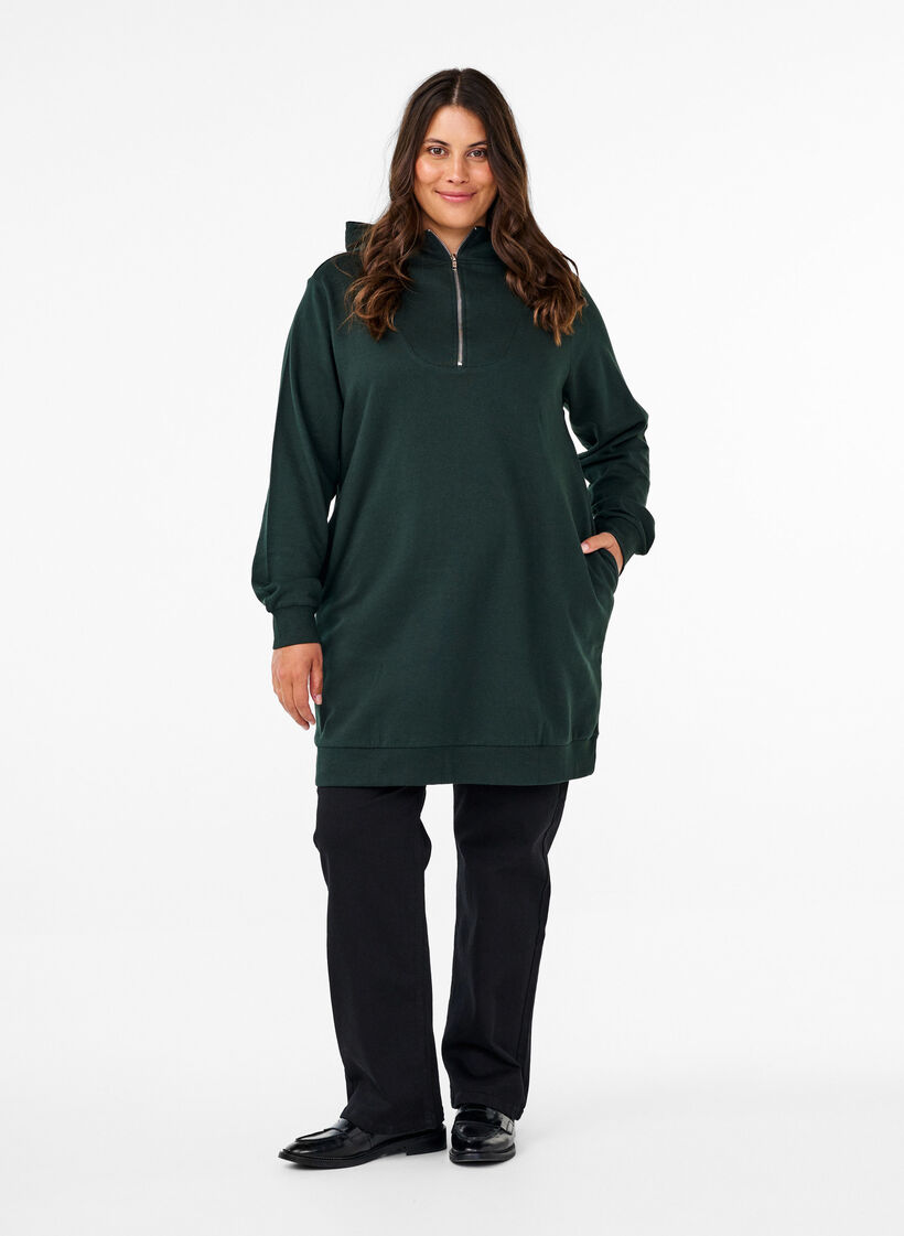 Tuniek capuchon en ritssluiting, Scarab, Model image number 2