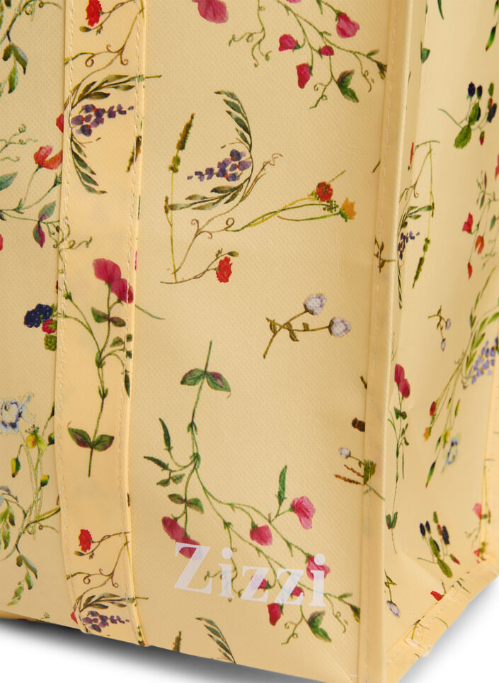 Shoppingtas met ritssluiting, Geel, Packshot image number 2