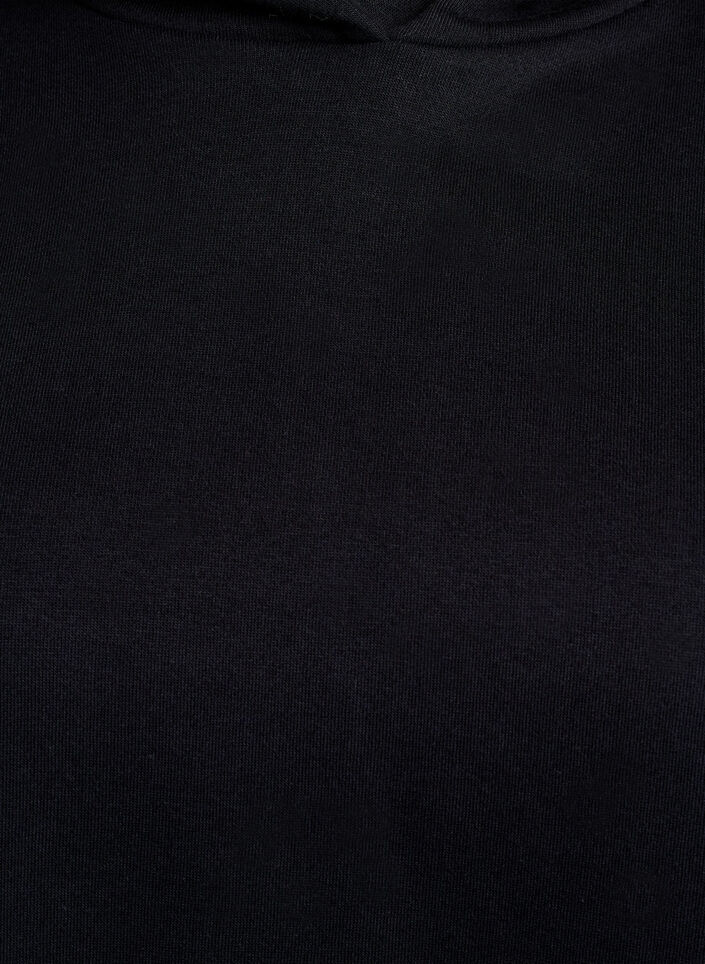 Sweatshirt met capuchon, Black, Packshot image number 2