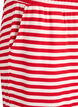 Gestreepte pyjamabroek met een high waist en wijde pijpen, Rood, Packshot image number 2