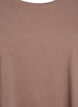 Basic jerseyblouse met lange mouwen, Bruin, Packshot image number 2