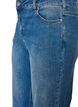 Straight jeans met een licht versleten look, Blauw, Packshot image number 2