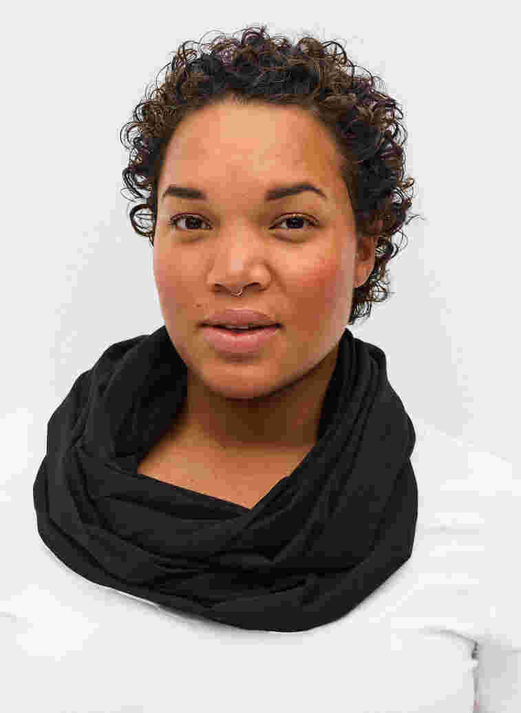 Borstvoedingssjaal van katoen, Black, Model image number 0