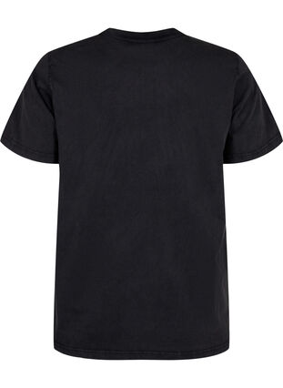 T-shirt van biologisch katoen met adelaarsmotief, Grey California, Packshot image number 1