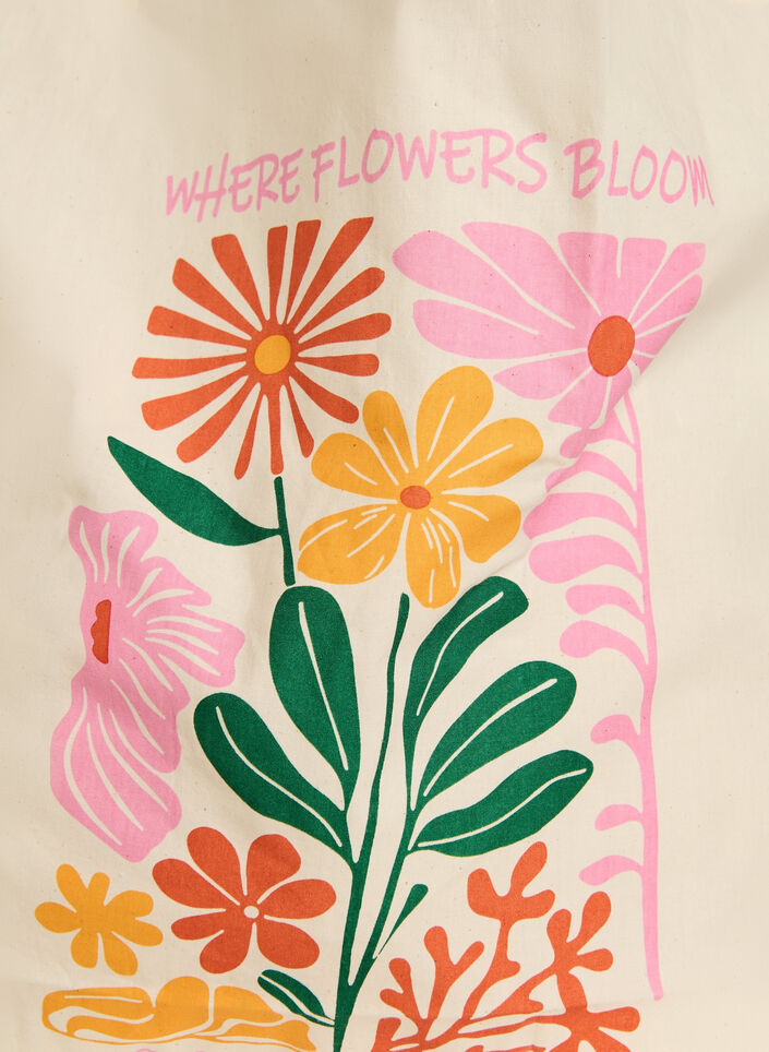 Tote bag met print, Roze, Packshot image number 2