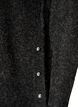 Lange gebreide blouse met balknopen, Grijs, Packshot image number 3