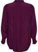 Blouse met ruches kraag en plooien, Paars, Packshot image number 1