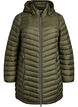 Lichtgewicht jas met zakken en een afneembare capuchon, Groen, Packshot image number 0