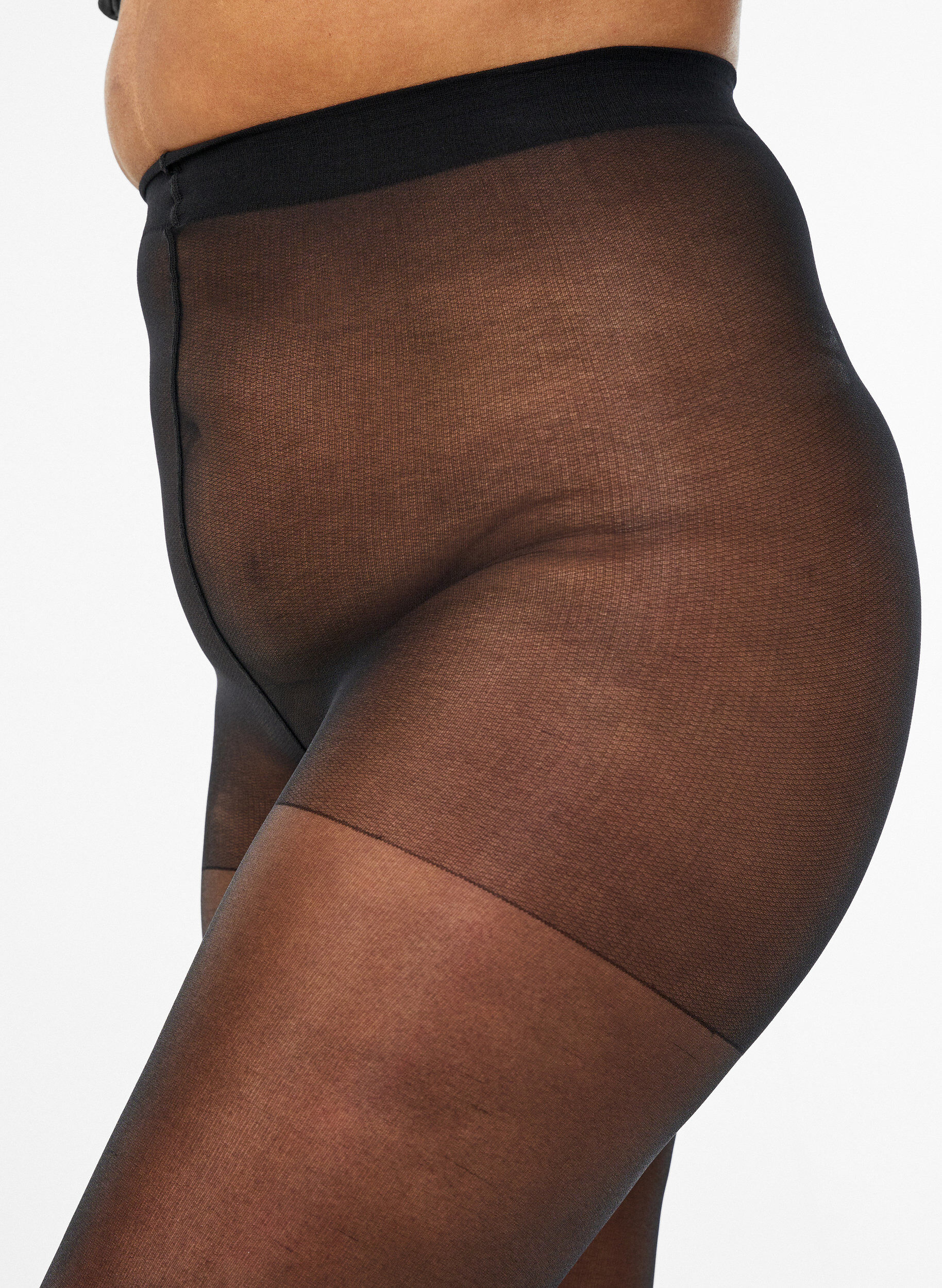 ZizziLoopvaste 30 denier panty&rsquo;s, Zwart, Model image number 2