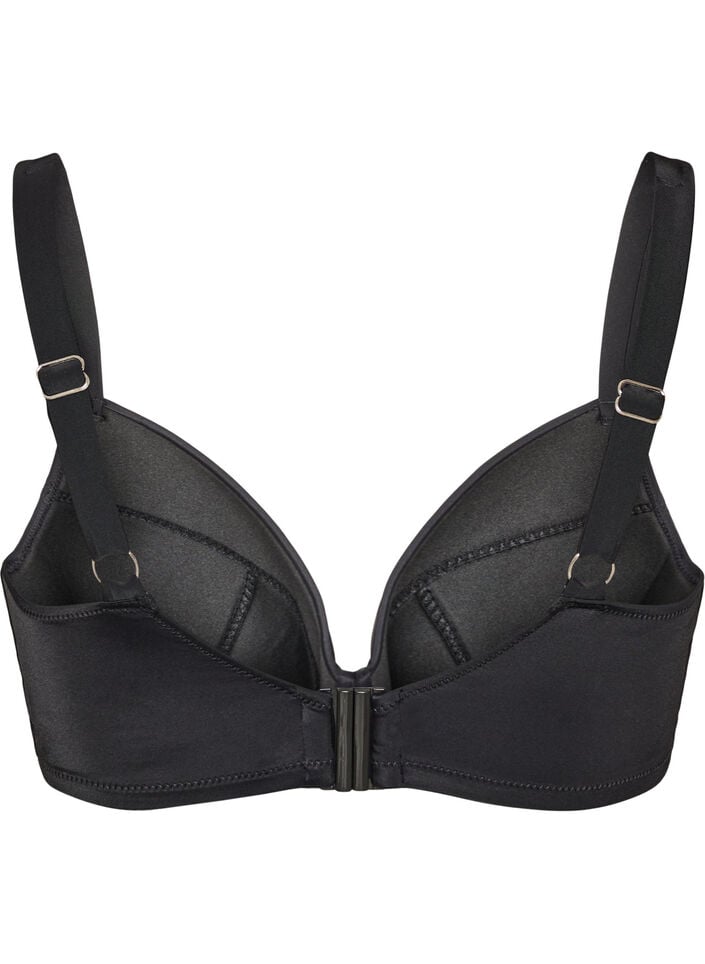 Beugel bikini top met hoge ondersteuning, Zwart, Packshot
