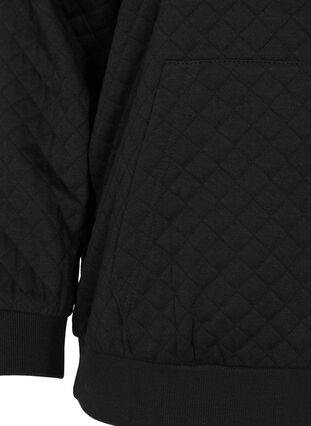 Sweat vest met capuchon en ritssluiting, Black, Packshot image number 3