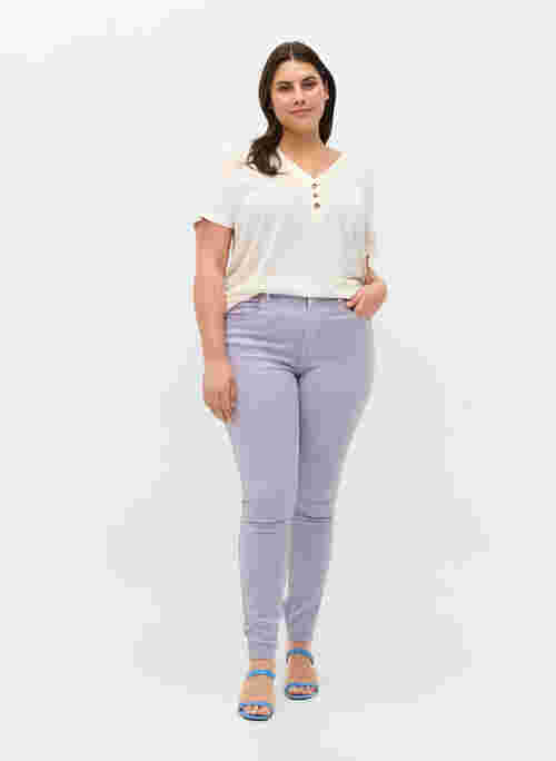 Super slim fit Amy jeans met hoge taille