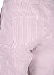 Gestreepte cargo jeans met rechte pasvorm, Rose White Stripe, Packshot image number 3