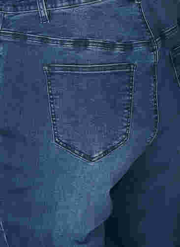 Jeans met extra hoge taille, Blue denim, Packshot image number 3