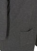 Lang gebreid vest in viscosemix, Grijs, Packshot image number 3