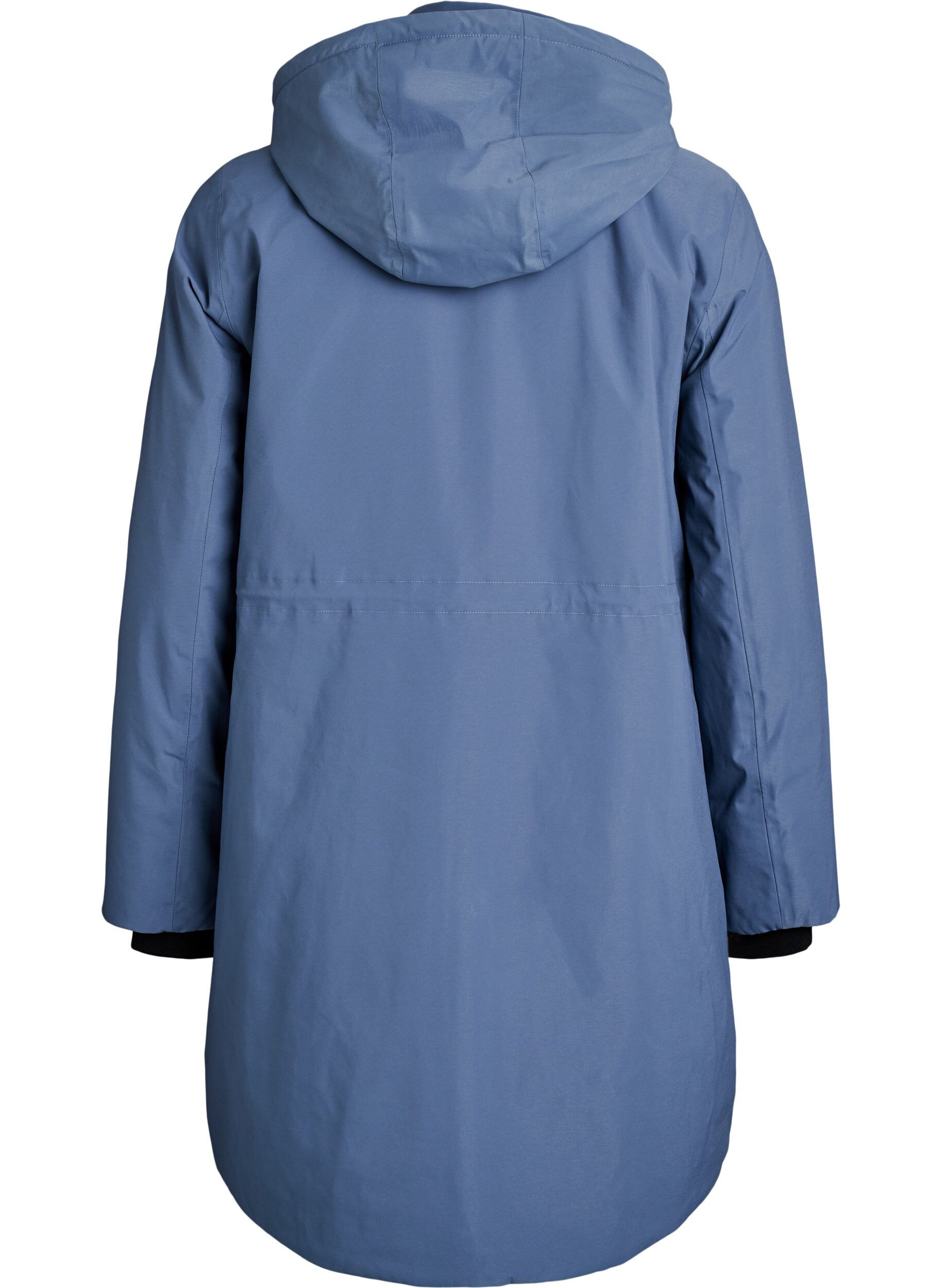 Zizzi Functionele gewatteerde winterparka, Blauw, Packshot image number 1