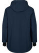 Kort softshelljack met afneembare capuchon, Blauw, Packshot image number 1