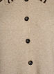 Vest met contrastmouwen en kraag, Beige, Packshot image number 2
