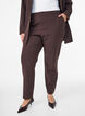 Broek met zakken en rechte pijpen, Bruin, Model image number 2
