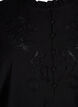 Blouse met ruches en broderie anglaise, Black, Packshot image number 2