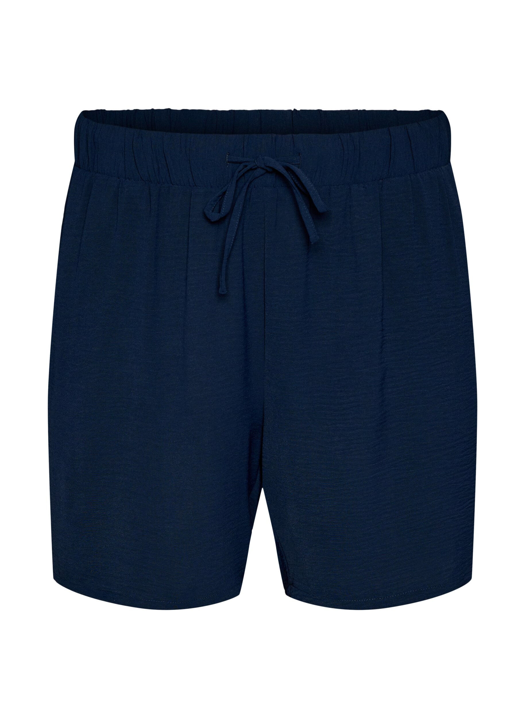 Korte broek met zakken en elastische tailleband