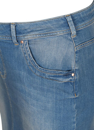 Denim nederdel, Light blue denim, Packshot image number 2