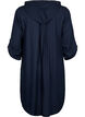 Tuniek van viscose met capuchon, Navy Blazer, Packshot image number 1