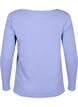 Lange mouw t-shirt met asymmetrische snit, Lavender Violet, Packshot image number 1