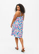 Viscose zomerjurk met bandjes, Multi Flower AOP, Model image number 1