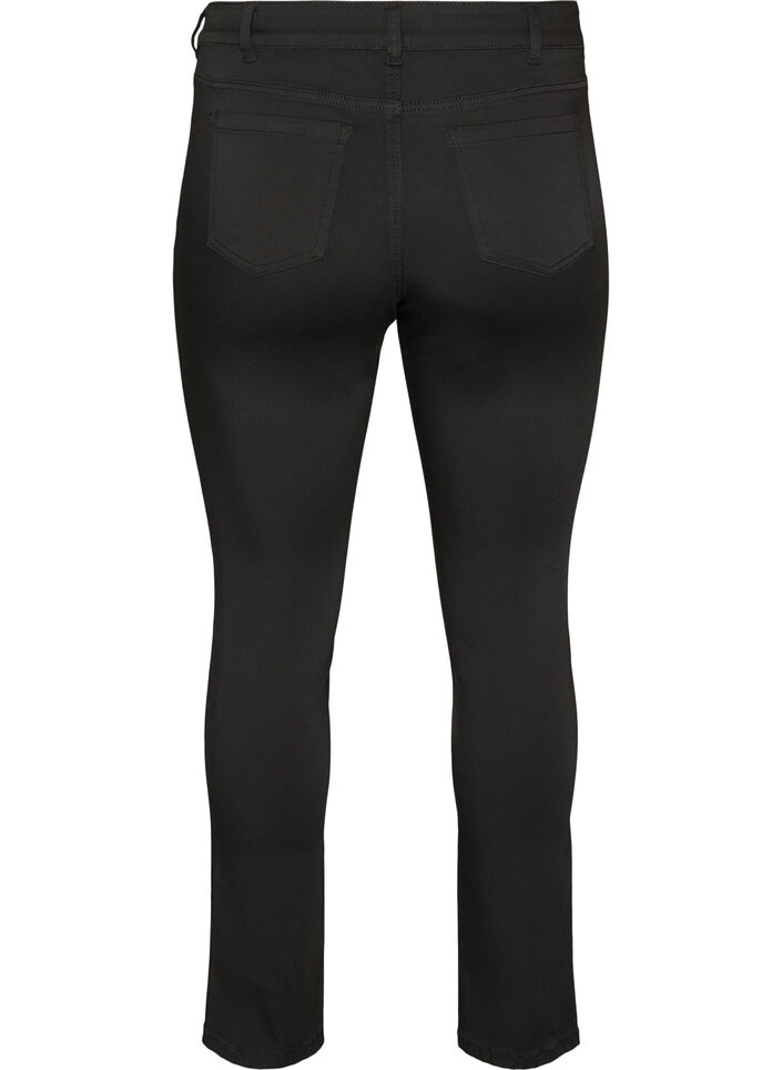 Emily Stay Black jeans met een reguliere taille, Zwart, Packshot image number 1