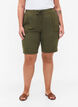 Losse katoenen short met zakken, Groen, Model image number 4