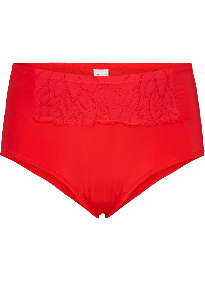 Kanten hipster met regelmatige taille, Salsa, Packshot image number 0