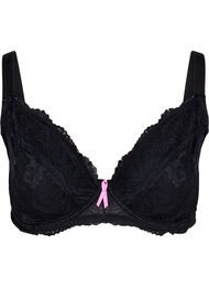 Support the breasts - beugelbeha met zakjes voor padding, Black
