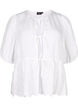 Viscose blouse met anglaise borduursel, Bright White, Packshot image number 0