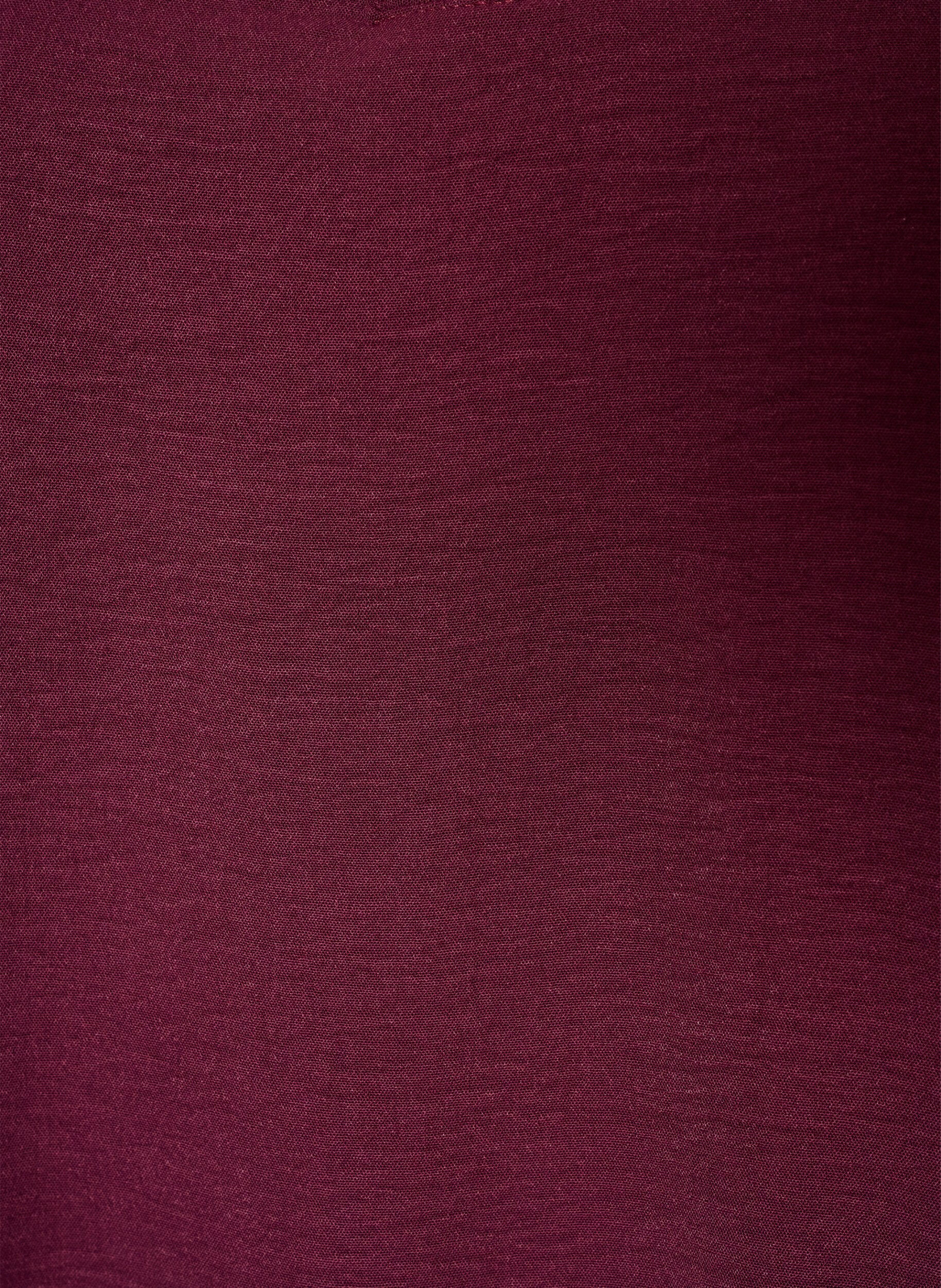 ZizziBlouse met kanten mouwen en ballonvorm, Rood, Packshot image number 2