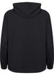 Capuchon cardigan met zakken, Black, Packshot image number 1