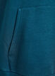 Hoodie met geborduurd frontmotief, Groen, Packshot image number 3