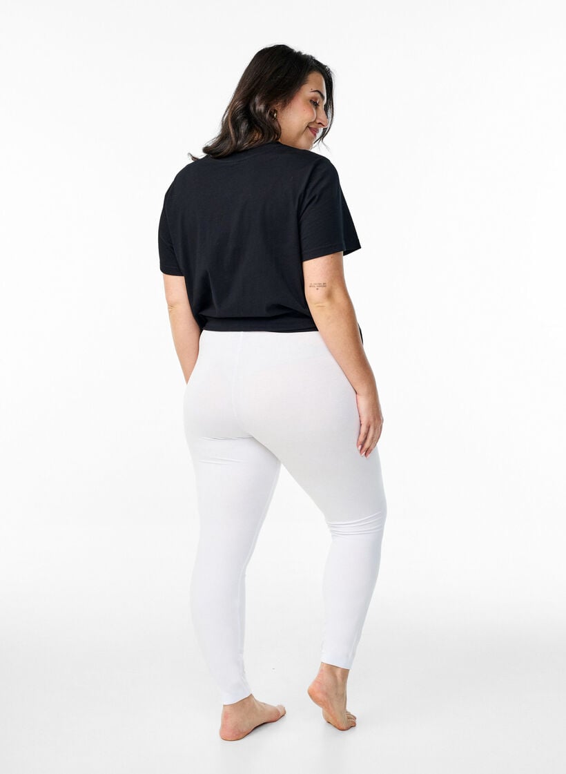 Basislegging van viscose, Wit, Model image number 2