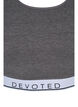 Gemēleerde bh met verstelbare bandjes, Medium Grey Melange, Packshot image number 2