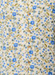 Katoenen shirt met korte mouwen en een V-hals, Blauw, Packshot image number 2